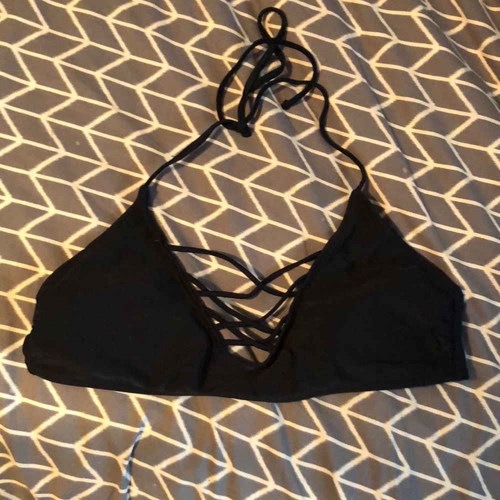 Black swim top